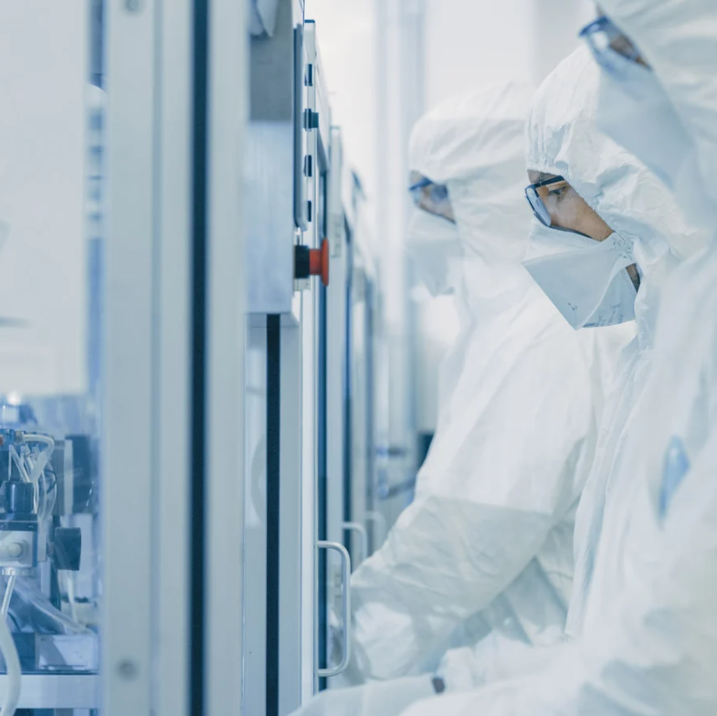 Factory team in the semiconductor industry